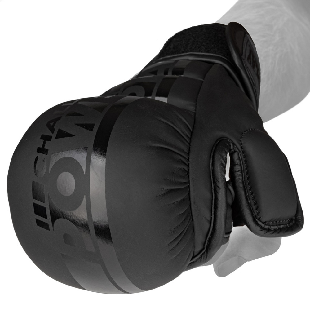 Рукавиці для MMA PowerPlay PP_3033 Ultra Matt Чорні S Каменское - изображение 1