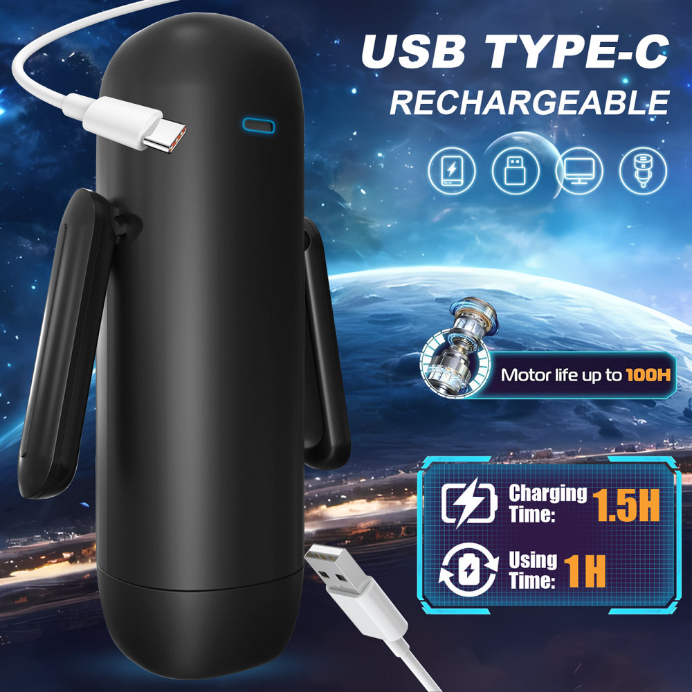 Мастурбатор з вібрацією та функцією всмоктування Foxshow M510, WYS-M510 Sex Aura Київ - фото 10