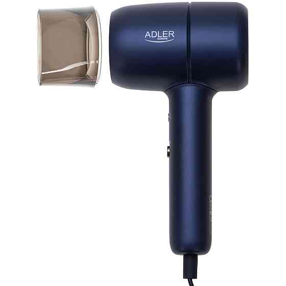 Фен Adler AD 2279b blue 1800Вт/ 2 швидкості/ хол.обдув/ темп.режимів-2/іонізація/ насадки - 1 шт. Вінниця