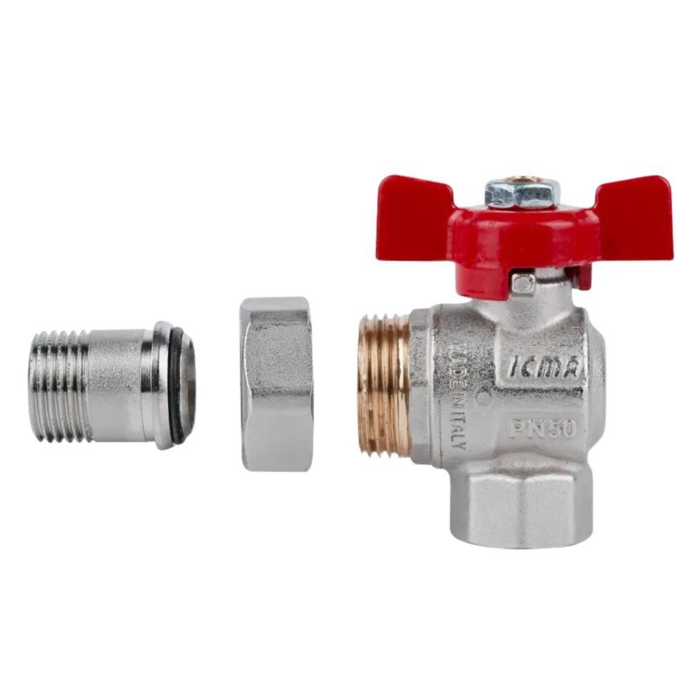 Кран кульовий Icma FAR. ROSSA 1/2" кутовий No361 Київ - фото 4