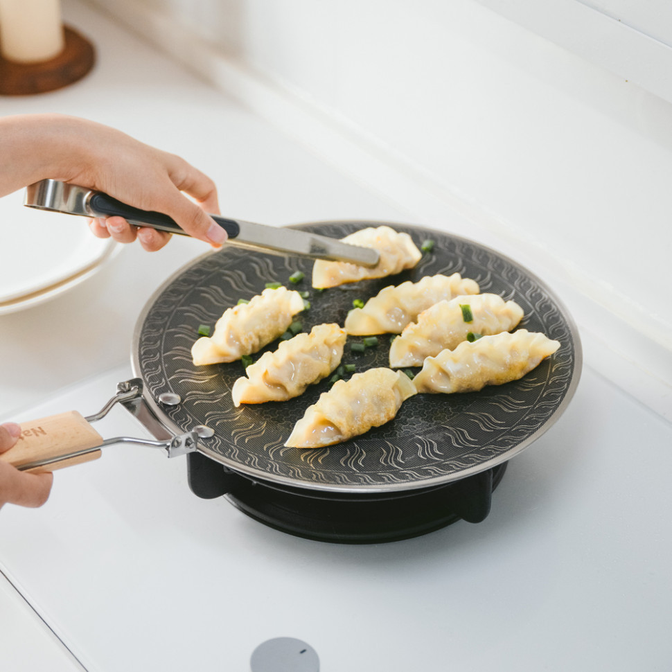 Сковорода из нержавеющей стали со складной ручкой Naturehike CNK2550CF011, 29,5 х 29,5 см Киев - изображение 5