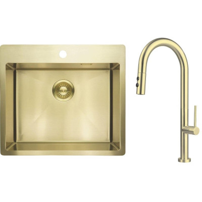 Мийка кухонна Deante Olfato ZPO_R10B + зміш. BQO_R72M (ZPOER10B) Вінниця - фото 1