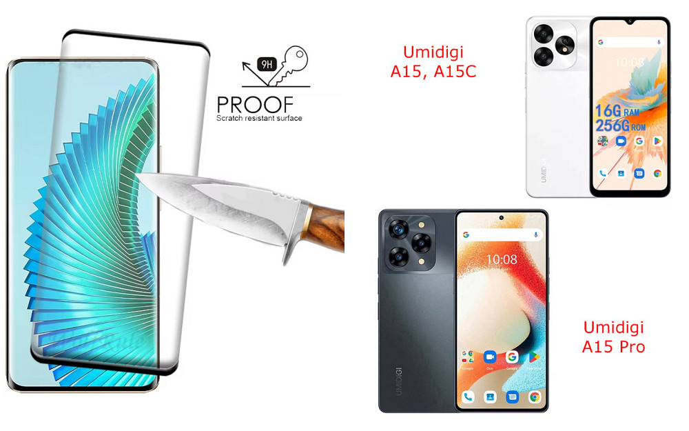 Защитное стекло HyperGlass Pro для Umidigi A15, A15C, A15 Pro – максимальная чувствительность и защита Киев - изображение 1