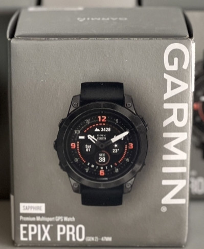 Часы: Garmin Epix Pro Sapphire 47mm. Carbon Grey DLC Titanium w. BB. Киев - изображение 2