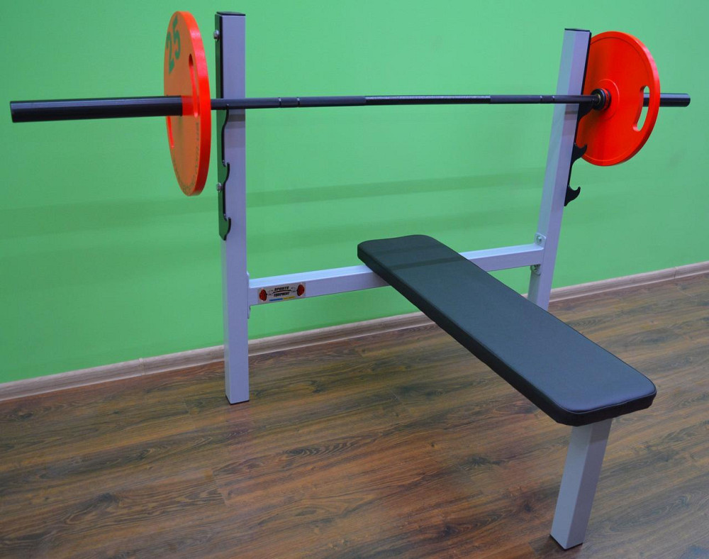 Скамья горизонтальная мини комплект Профсерий Стойки, скамьи для жима и приседаний проф Киев - изображение 3