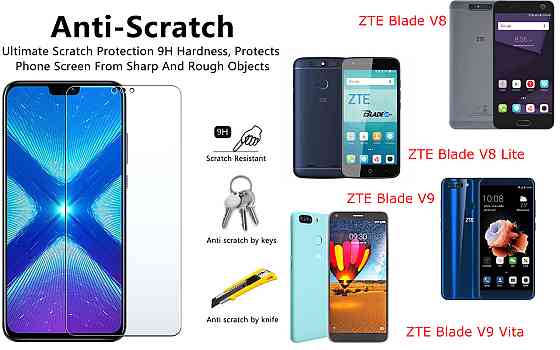 Защитное стекло NeoGlass для ZTE Blade V8, V8 Lite, V9, V9 Vita – ультрапрозрачное и устойчивое Киев