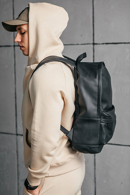 Рюкзак спортивный мужской городской черный, молодежный вместительный рюкзак на каждый деньMasterSem Киев - изображение 4