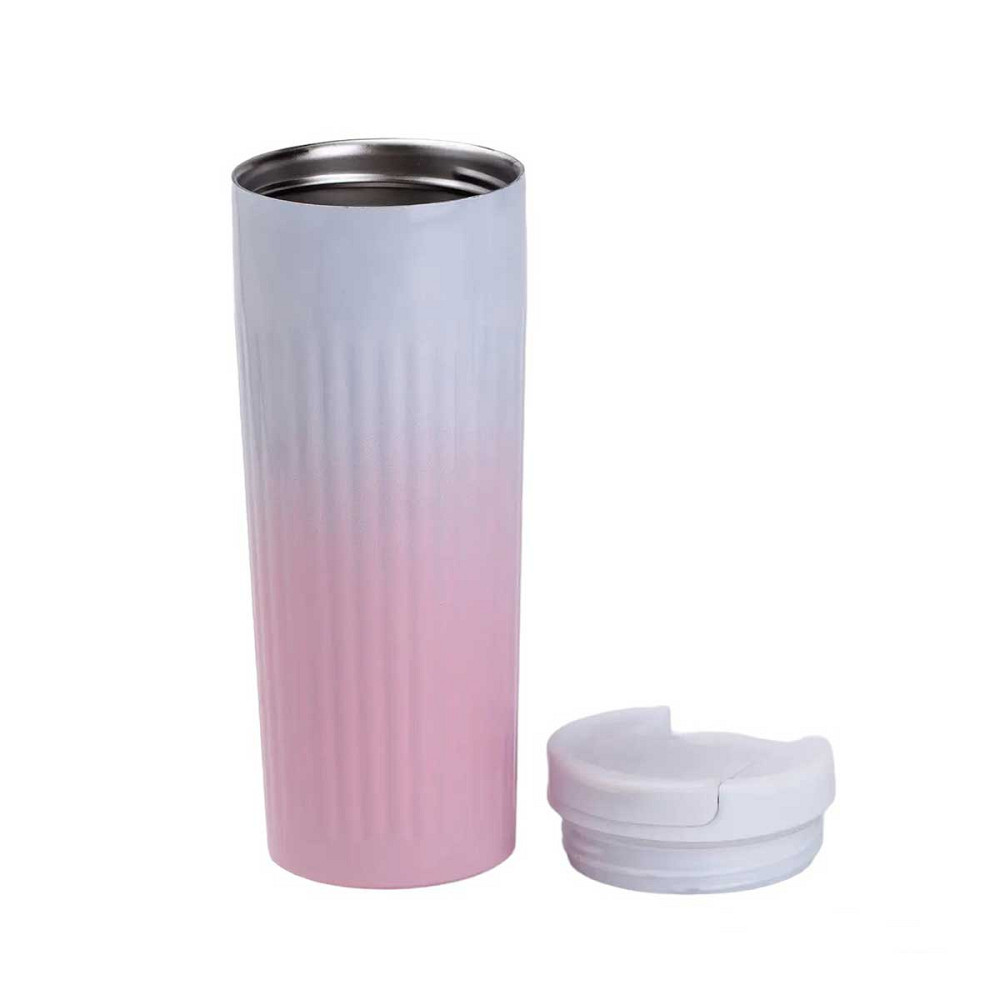 Happy Life Термос металевий 500 мл термокухоль із нержавіючої сталі до 12 годин Рожевий HP154P Київ - фото 3