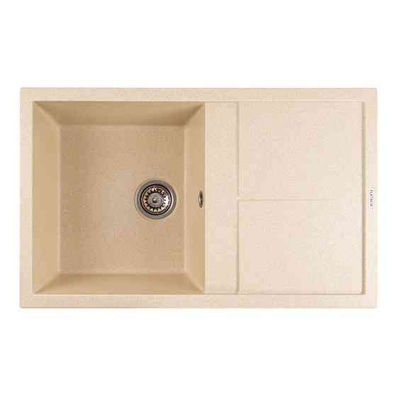 PLATINUM Гранітна мийка для кухні Platinum 7950 Selena матова Пісок Київ