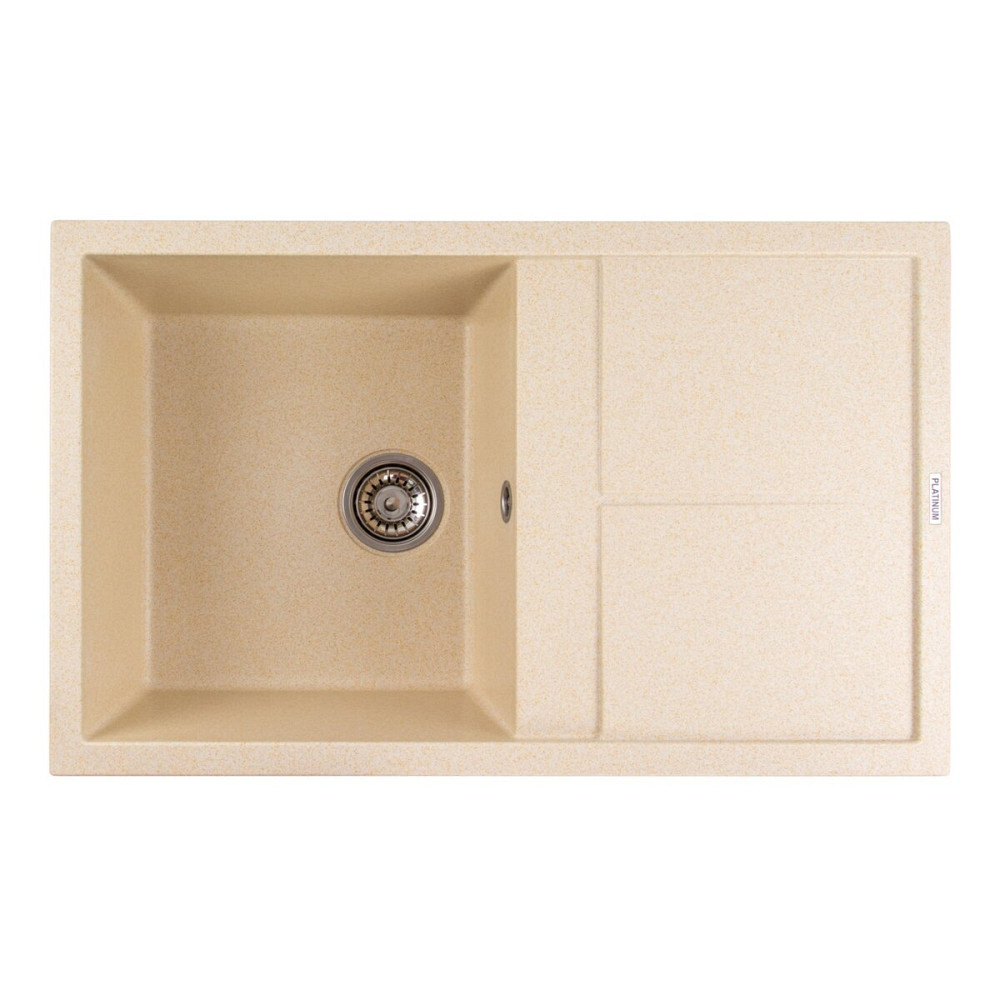 PLATINUM Гранітна мийка для кухні Platinum 7950 Selena матова Пісок Київ - фото 1