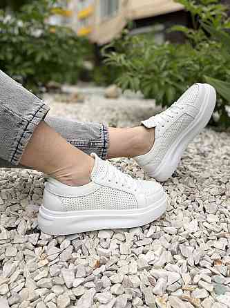 Кеди жіночі G.S.V. L8 білі (весна-осінь, шкіра натуральна) (4475) 38 Коломия