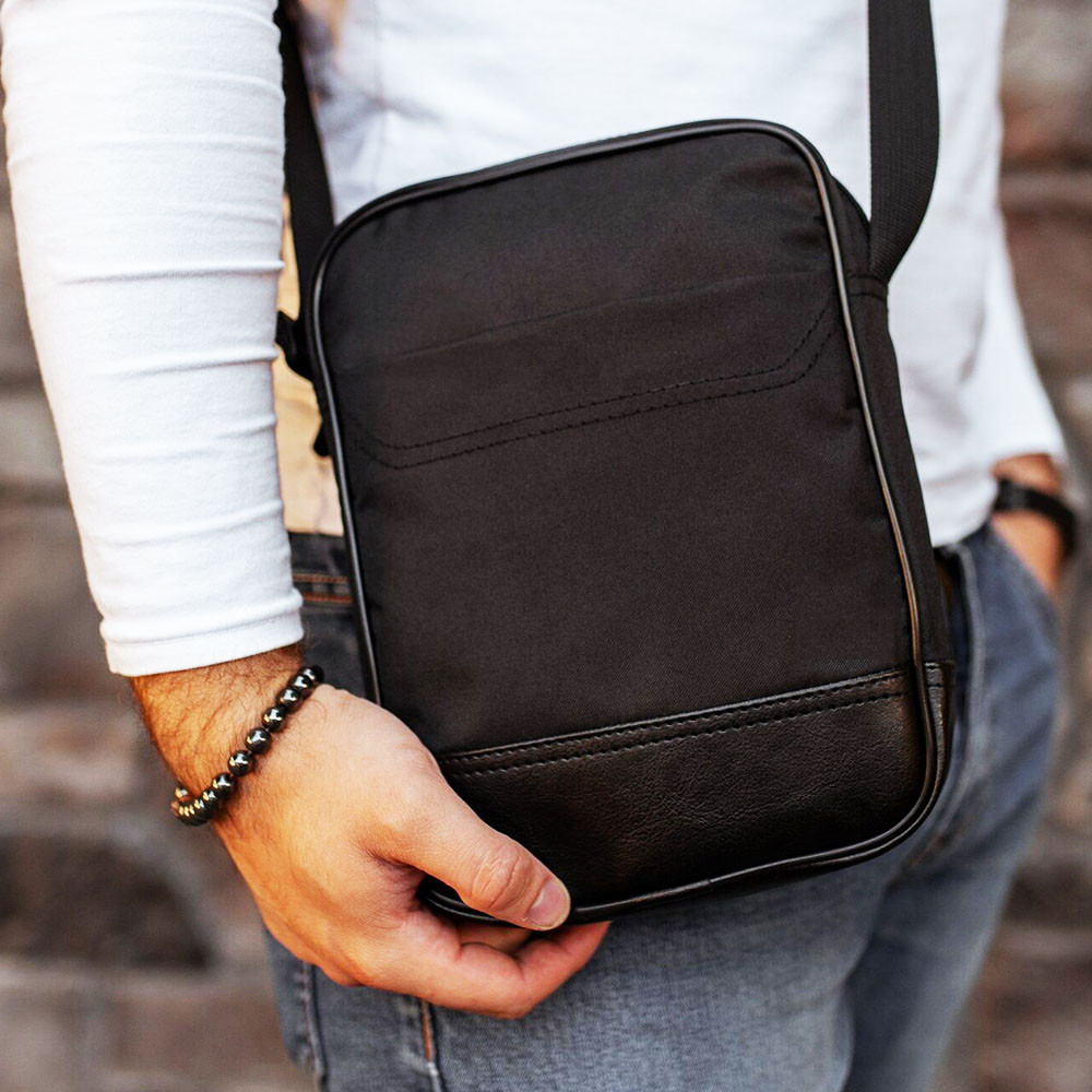 Сумки-мессенджеры почтальонки, Мужская городская сумка кросс-боди, Комфортный мессенджер QZ-38 Львов - изображение 7