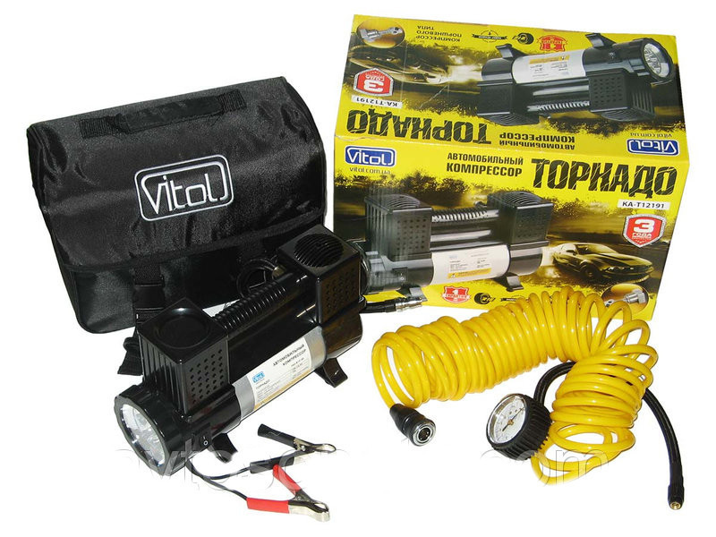 Компрессор Торнадо 12191 60л/23Априк/2цил/фон/шл Винница - изображение 1