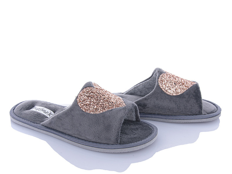 Женские тапочки с открытым носочком PaGo 