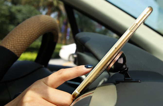Магнітний тримач для смартфона Baseus Car and Desk Holder SUGENT-NT0S (Сріблястий) Миколаїв - фото 8