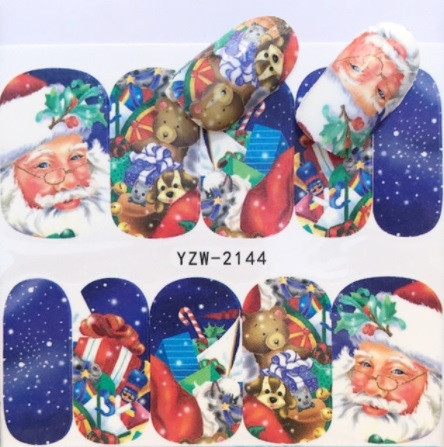 Стикер на ногти новогодний -размер стикера 6*5см, инструкция по применению есть в описании товара Киев - изображение 1