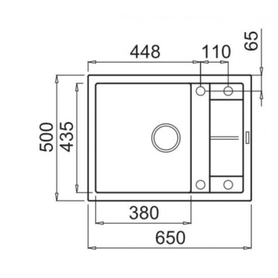 Мойка кухонная Elleci Unico 125 cemento 48 Винница - изображение 2