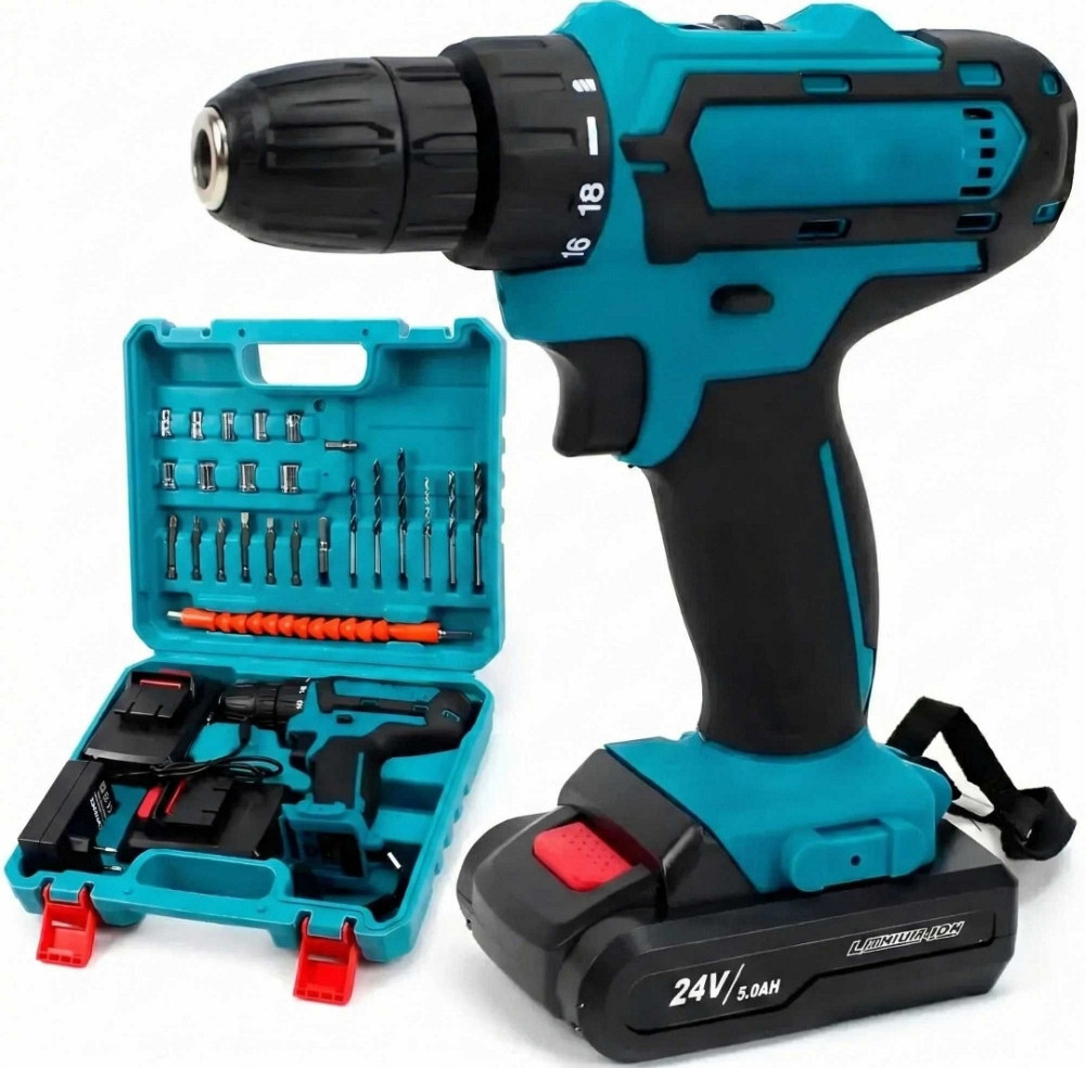 Шуруповерт аккумуляторный 24v Шуруповерт дрель шутик набор инструментов. Харьков - изображение 2