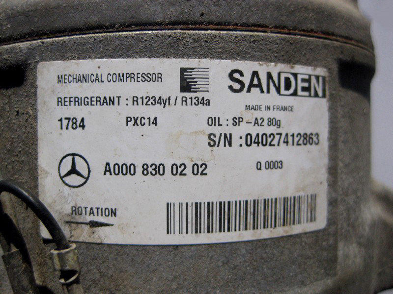 Mercedes-Benz  A0008300302 Компресор кондиціонера C-Class W206 GLC Coupe C254 GLC X254 AMG GT Coupe C192 SL R232 C-class S206 X206 C-Class Coupe С205 Одеса - фото 4