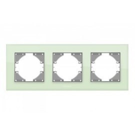 BINERA зелене скло Рамка горизонтальна 3-а Videx Житомир - фото 1