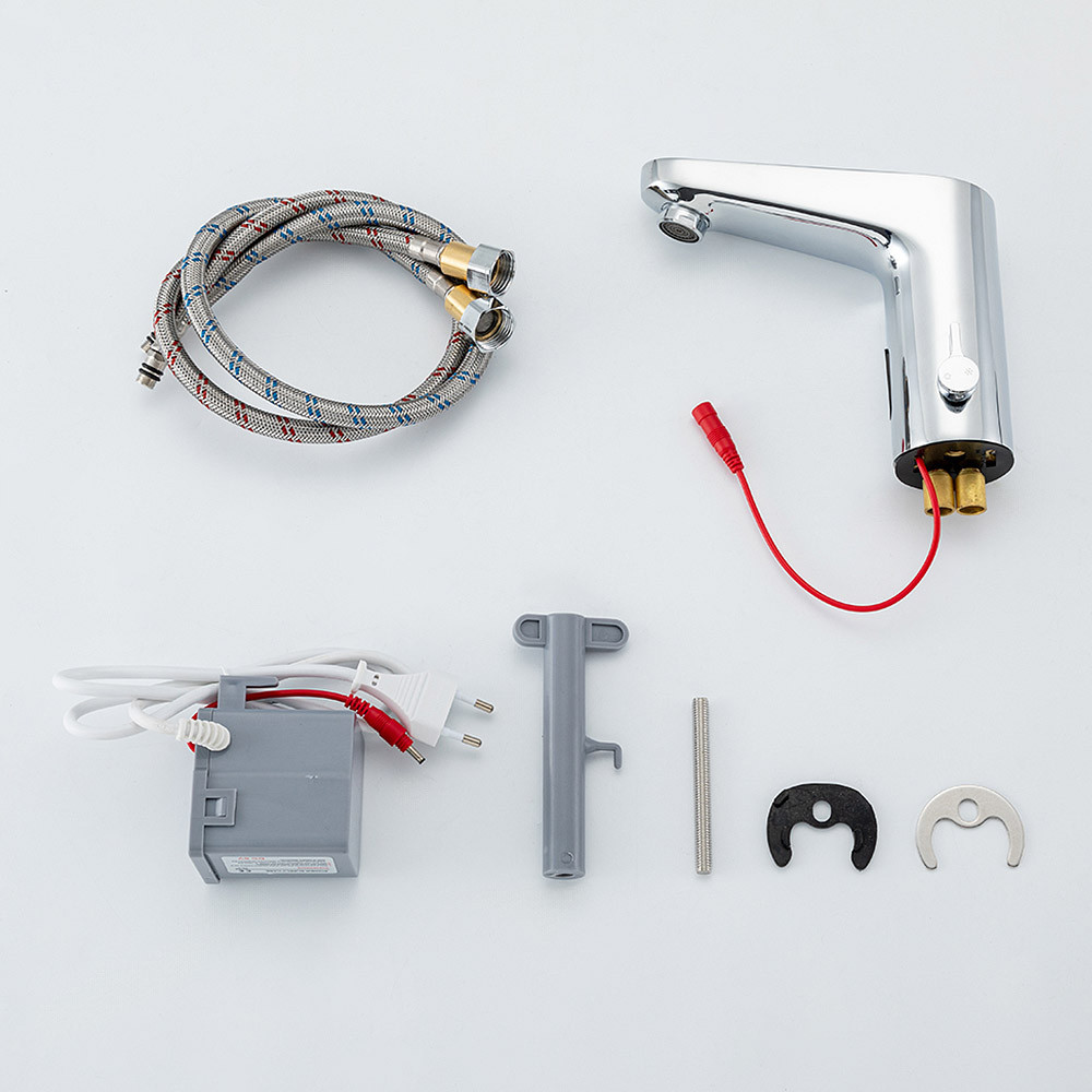 Сенсорный смеситель для умывальника FRAP F513, хром Киев - изображение 3