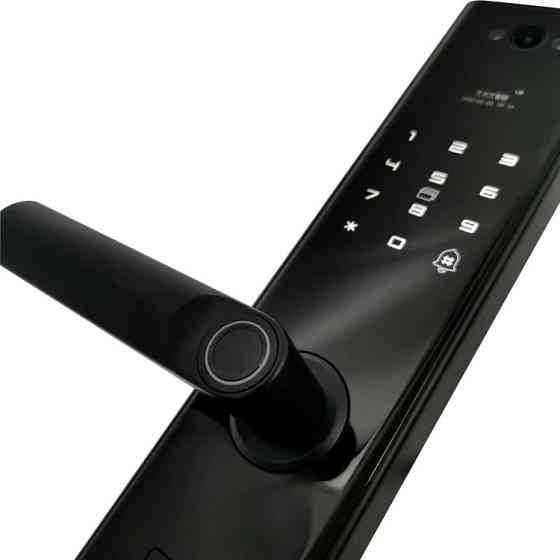 Умный дверной замок с камерой,кодовым замком Wi-Fi с отпечатком пальца и ключ-картой,алюминиевый сплав Каменец-Подольский