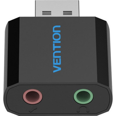 Звуковая плата Vention Audio USB 2х3,5mm jack Metal (VAB-S17-B) Винница - изображение 10