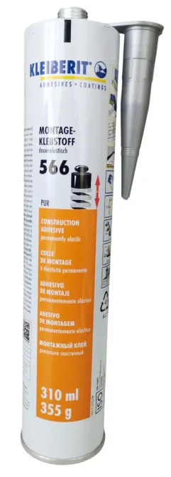 Клей-герметик полиуретановый Kleiberit 566.0 серый Львов - изображение 1