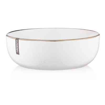 Тарелка Ardesto Marmo Біла 19 см Супова (AR2919MRBW) Винница