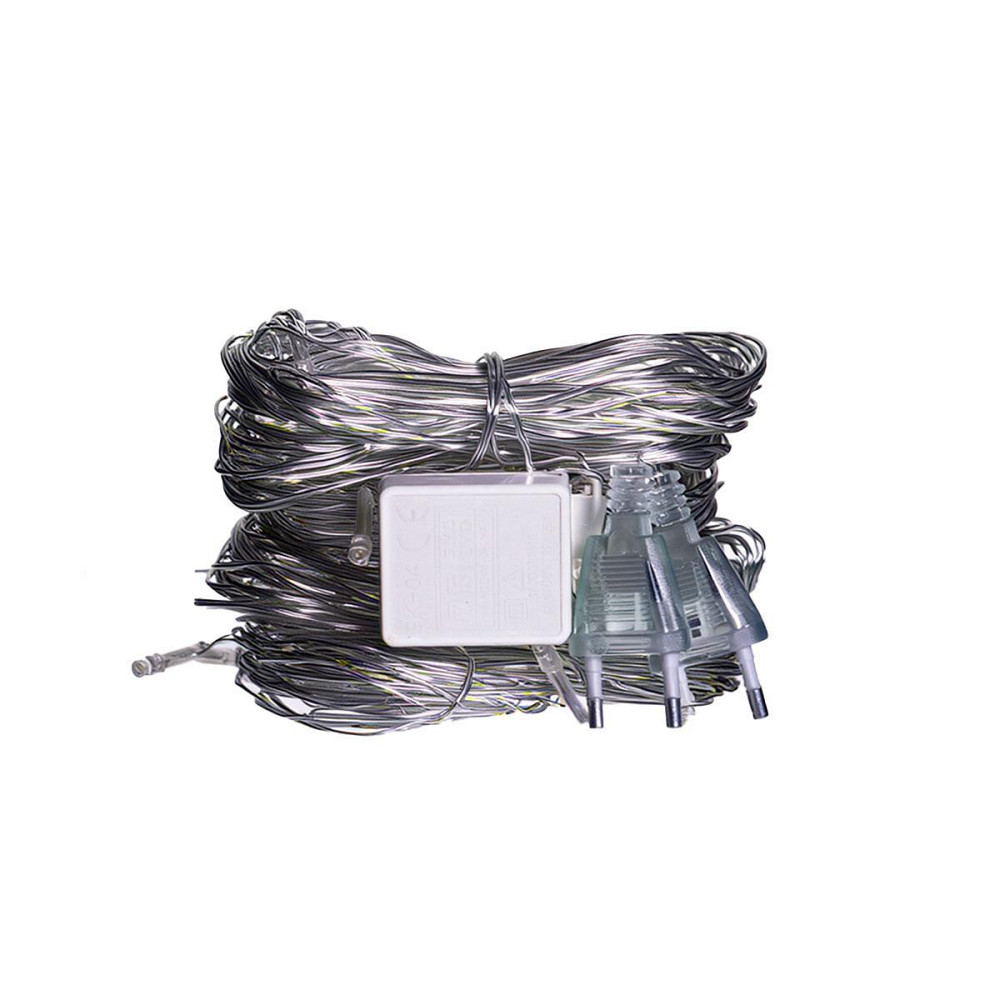 Гірлянда-щора 2х2 м, 80 LED, білий провод Київ - фото 3