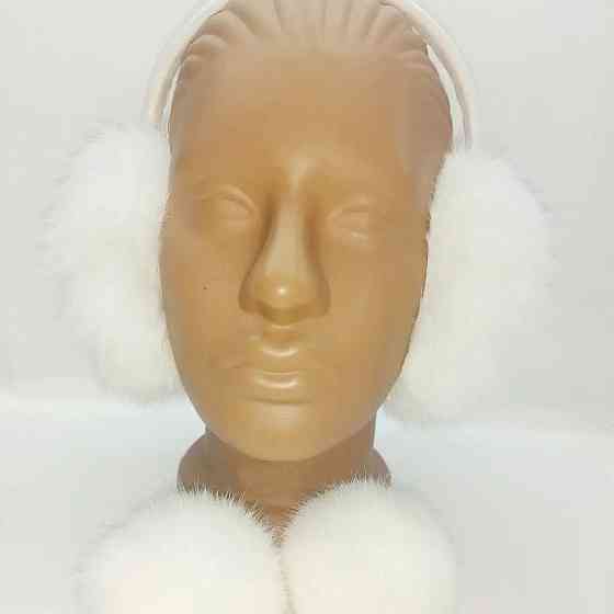 Комплект навушники хутряні і 2 резиночки на волосся Харків