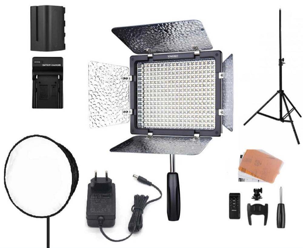 Видео Свет : Yongnuo -300 III.LED освітлювач Yongnuo YN-300 III (3200-5500K) Киев - изображение 3