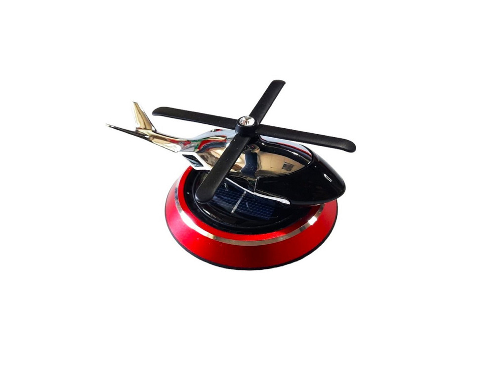 Освіжувач салону Гелікоптер Red на сонячній батареї (лемон) подарунковий Вінниця - фото 1