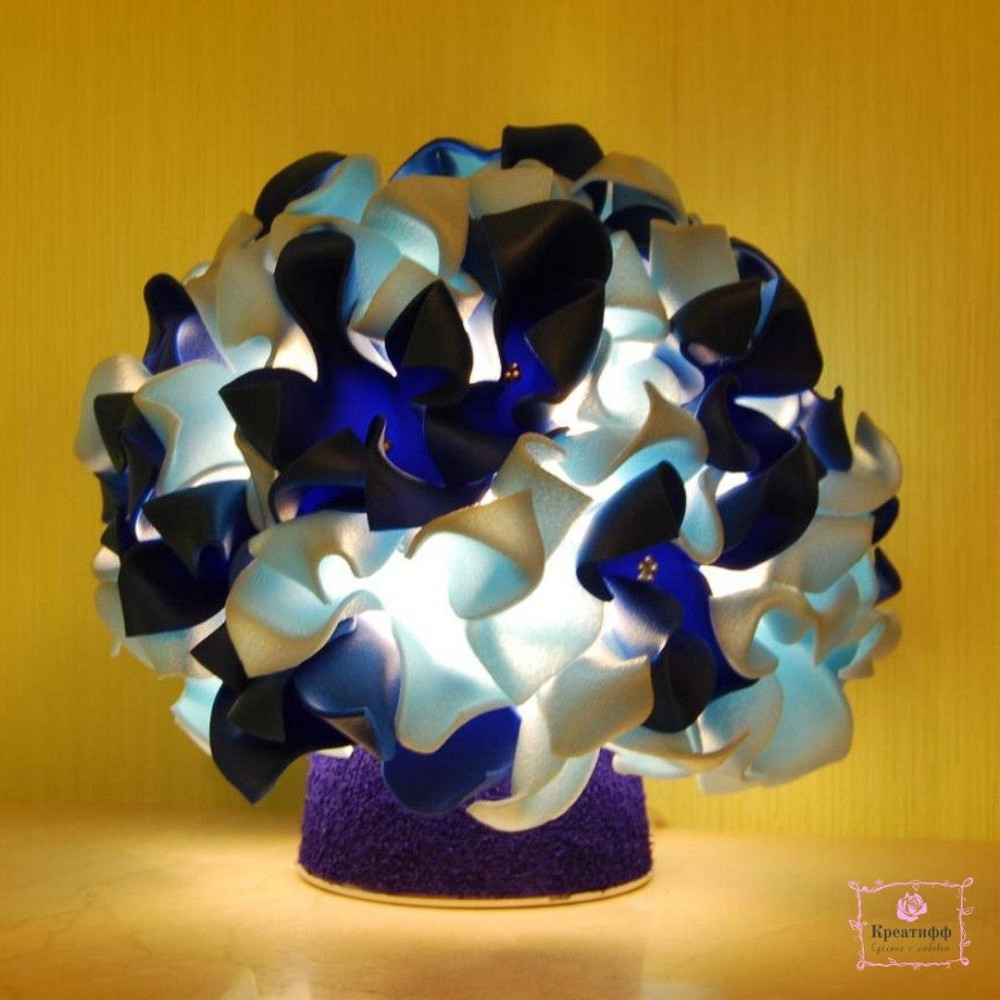 Світильник-нічник "Гортензія синя" Дніпро - фото 3