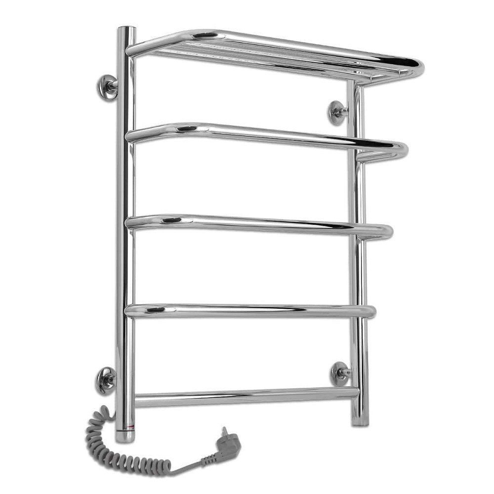 Електрична сушарка для рушників Laris Стандарт П5 500Х660 Е з полицею (ліва підкл) Київ - фото 1