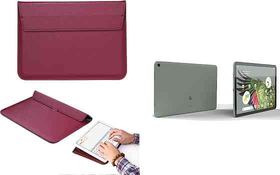 Чохол-конверт VitoCase для Google Pixel Tablet 2023, з функцією підставки для планшета Бордовий Київ