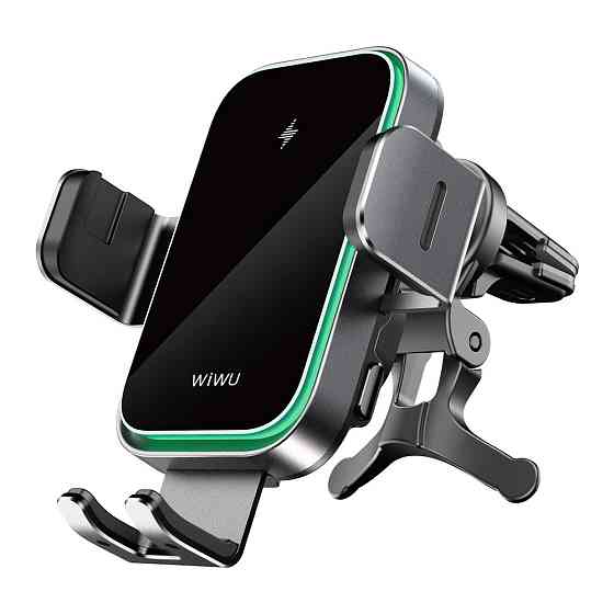 Автотримач для телефона з БЗП WIWU FREELANDER Car Wireless Charger CH-313 Black Одеса