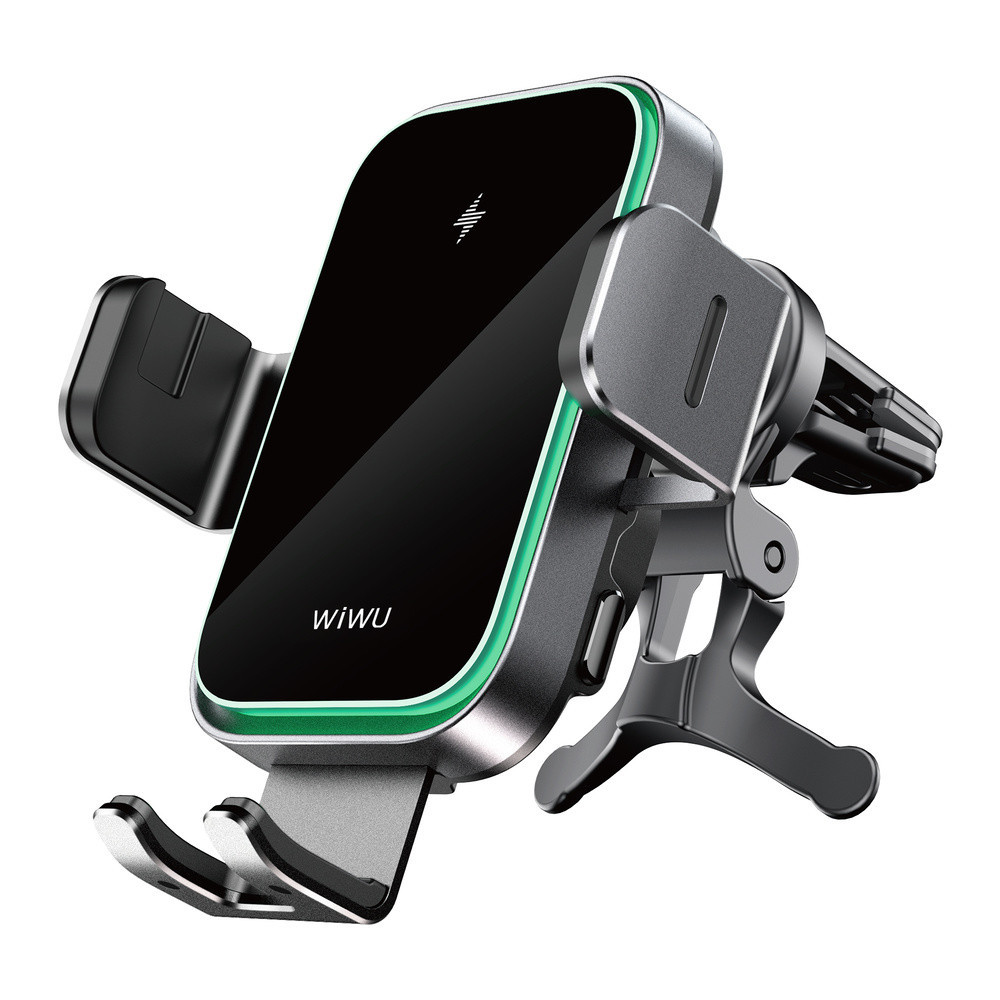 Автотримач для телефона з БЗП WIWU FREELANDER Car Wireless Charger CH-313 Black Одеса - фото 6