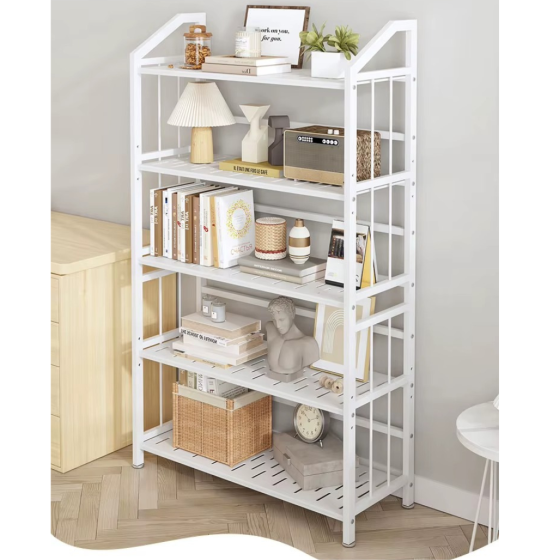 Стелаж универальный на 5 полок металлический многофункциональный цвет белый Каменец-Подольский