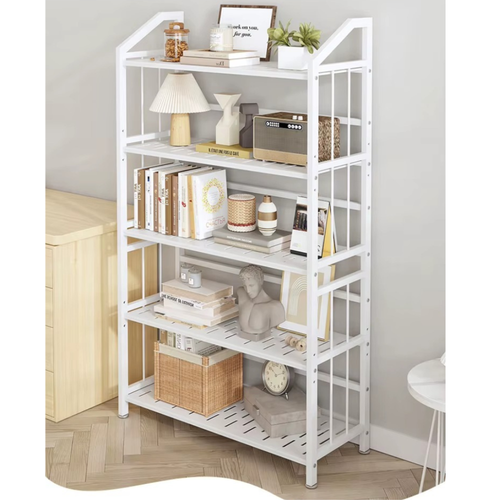 Стелаж универальный на 5 полок металлический многофункциональный цвет белый Каменец-Подольский - изображение 1