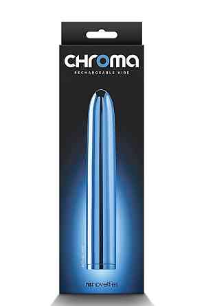 Вибратор классический NS Novelties Chroma голубой Sex Aura Киев