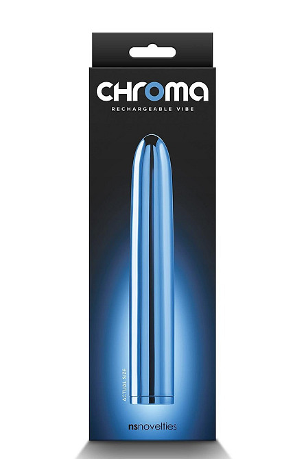 Вибратор классический NS Novelties Chroma голубой Sex Aura Киев - изображение 1