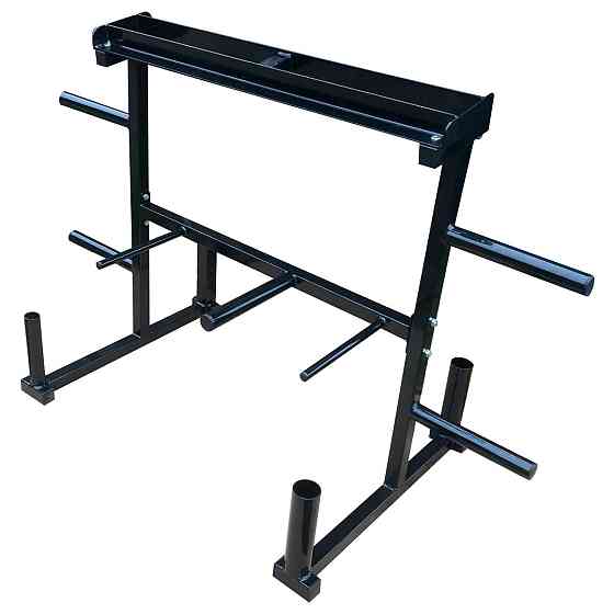 Стійка для зберігання грифів, дисків та гантелей KZ-808 Стійки для гантелей, грифів та дисків розбірна Київ