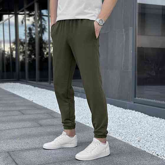 Чоловічі штани джогери з кишенями світлий хакі Pobedov 95 Київ