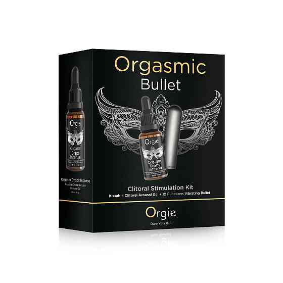 Набір Orgie Orgasmic Bullet: збуджувальні краплі та віброкуля Sex Aura Київ