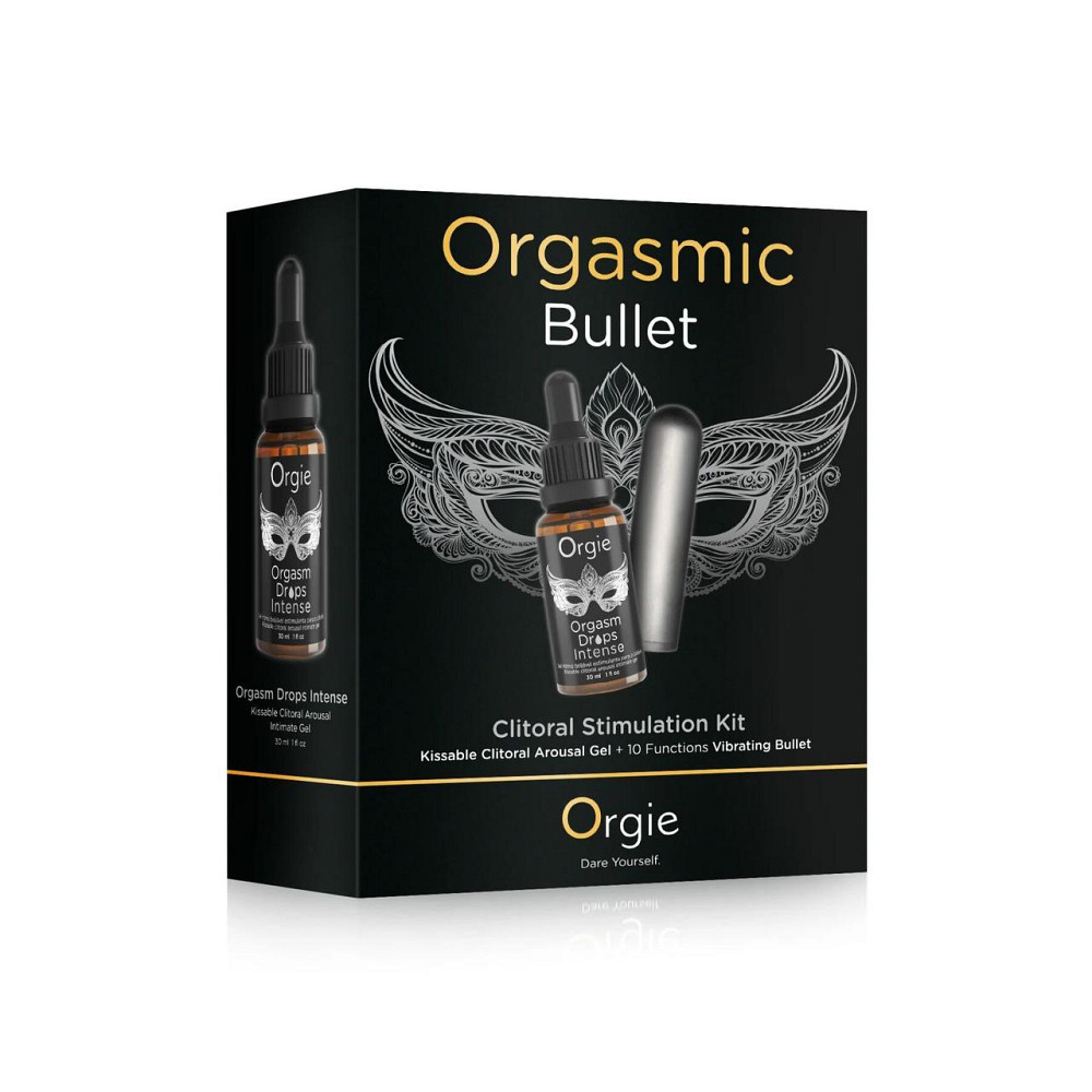 Набор Orgie Orgasmic Bullet: возбуждающие капли и вибропуля Sex Aura Киев - изображение 1