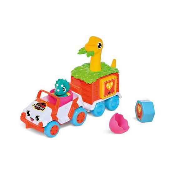 Машинка Toomies Jurassic World дінотрейлер (E73253) Харків