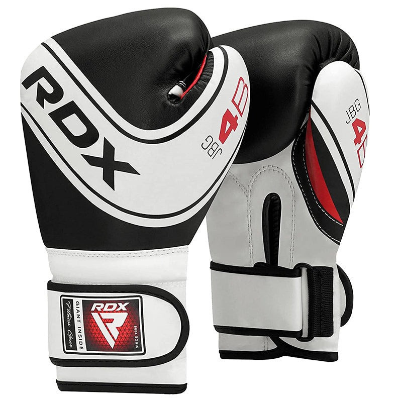 Боксерські рукавиці RDX 4B Robo Kids White/Black 6 унцій (капа в комплекті) Каменское - изображение 3