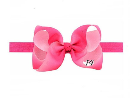 Малиновая повязочка для детей - окружность 34-50см, размер банта 11см Киев - изображение 1