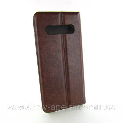 Чехол книжка Samsung G973 S10 Подставка (коричневый) Одесса - изображение 2